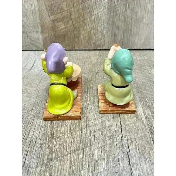 Dopey & Sleepy Lot Snow White & The Seven Dwarfs Disney Figure 65th Anniversary - Picture 5 of 8